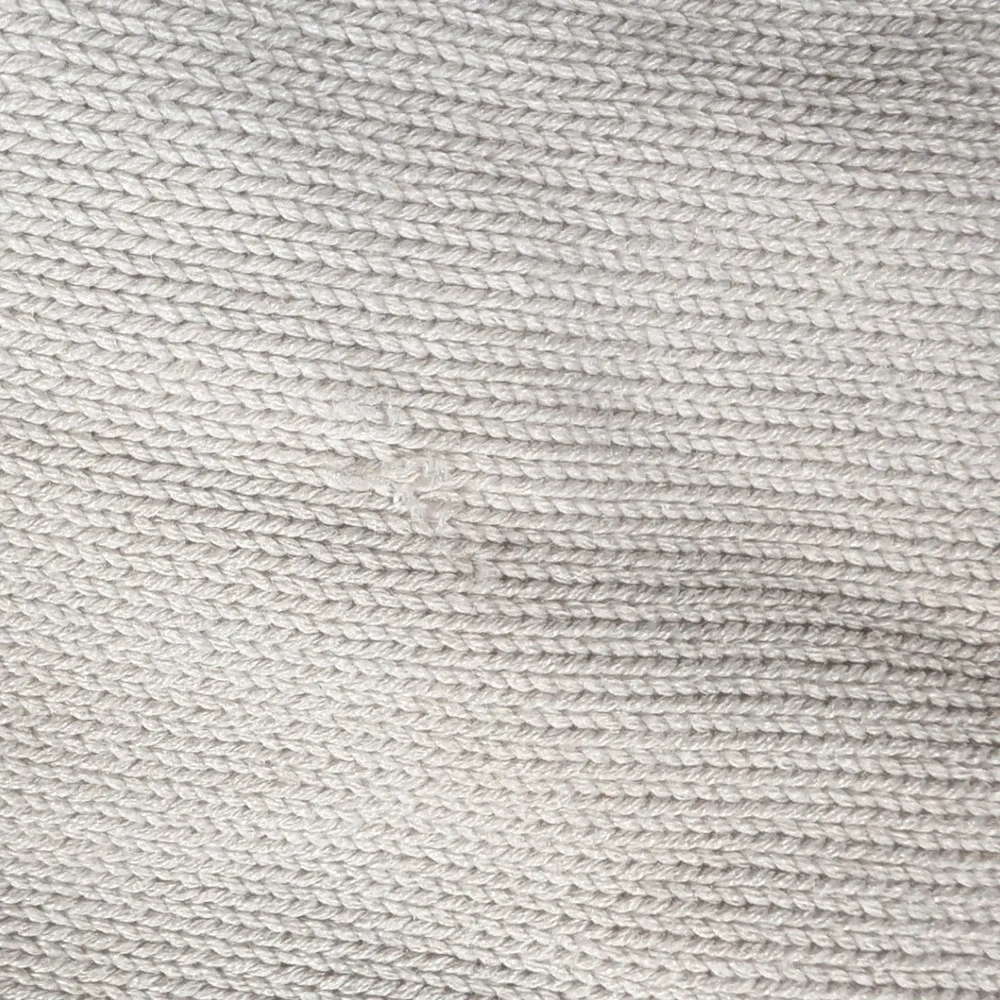 The North Face Mens Knit A5 Sweater White Olive Green Stripes Logo L -stain/snag